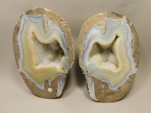 Dugway Thundereggs Pairs Polished Rocks Large Geode Druse Agate #O25