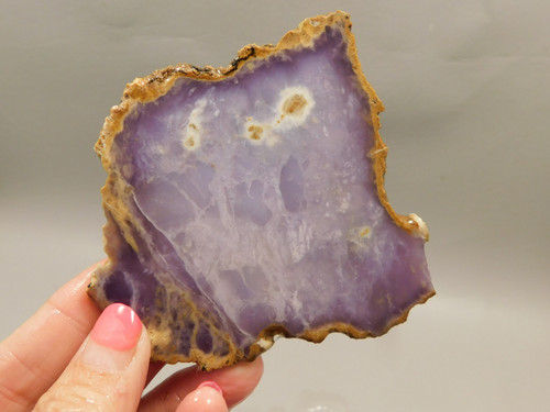 Burro Creek Agate Stone Slab Unpolished Purple Rock Arizona #O3