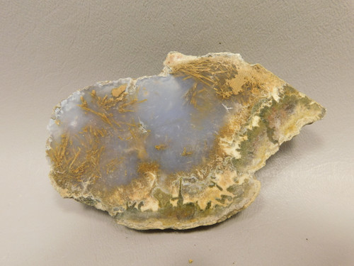 Owls Hole Agate Polished Rock Sagenite Death Valley California #O4