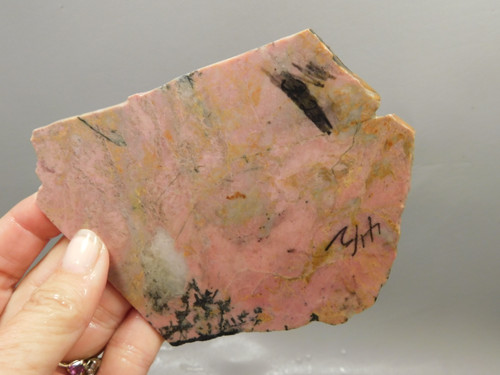 Rhodonite Stone Slab Lapidary Cabbing Rough Rock California #O12