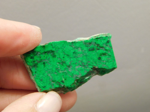 Maw Sit Sit Unpolished Stone Slab Green Jade Small Rock #O13