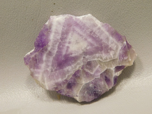 Chevron Amethyst Stone Slab Purple Gemstone Rough Rock #O4
