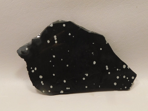 Snowflake Obsidian Stone Slab Lapidary Polka Dot Rough Rock #O14