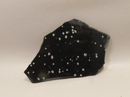 Snowflake Obsidian Stone Slab Lapidary Polka Dot Rough Rock #O14
