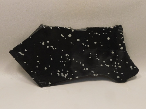 Snowflake Obsidian Stone Slab Lapidary Polka Dot Rough Rock #O15