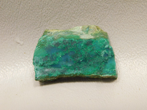 Gem Silica Chrysocolla Inspiration Mine Unpolished Stone Slab #O200