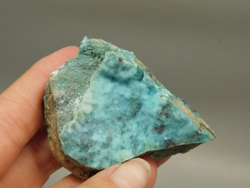 Drusy Chrysocolla Mineral Specimen Blue Druse Green Malachite #O4