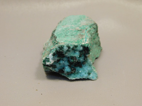 Drusy Chrysocolla Mineral Specimen Blue Druse Green Malachite #O4