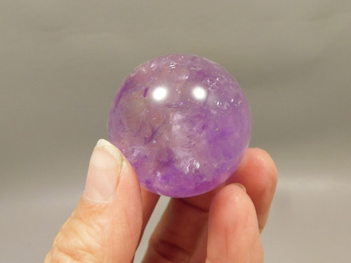 Amethyst Sphere 1.5 inch Natural Purple Gemstone 37.5 mm #O13
