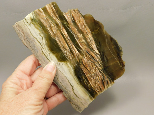 Arizona Pietersite Polished Stone Slab Chatoyant Tiger Eye #O4