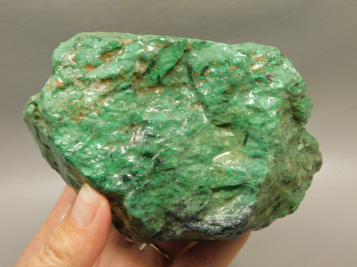 Maw Sit Sit Unpolished Lapidary Rough Rock Green Jade #O1