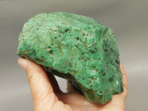 Maw Sit Sit Unpolished Lapidary Rough Rock Green Jade #O1