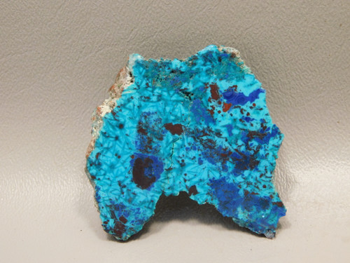 Chrysocolla Cuprite Shattuckite Unpolished Stone Slab Rough Rock #O5