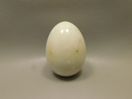 White Marble Stone Egg 2.83 inch California Rock #O11
