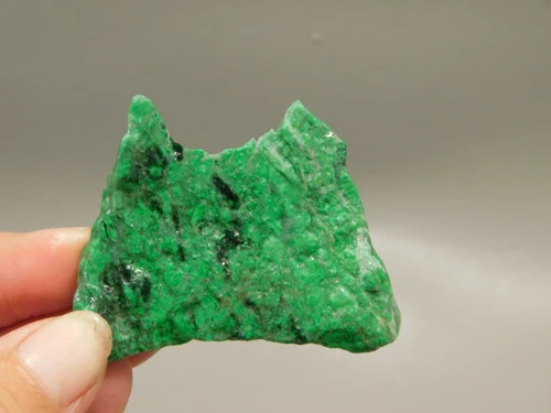 Maw Sit Sit Unpolished Stone Green Jade Small Rock #O10