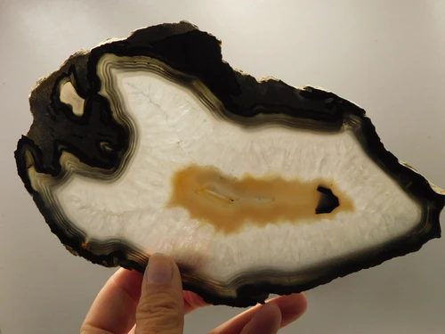Brazilian Agate Polished Stone Slab Banded Agate #O16