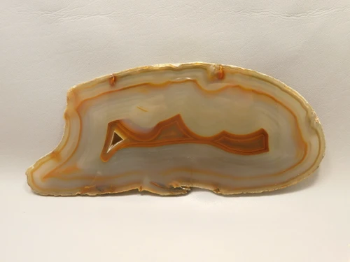 Brazilian Agate Polished Stone Slab Banded Shadow Agate #O17