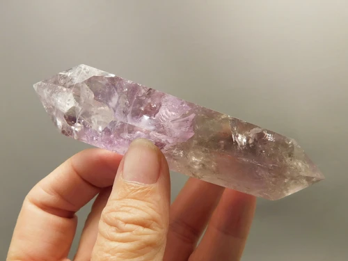 Amethyst Crystal 4.14 inch Double Terminated Points Purple Gemstone #O20