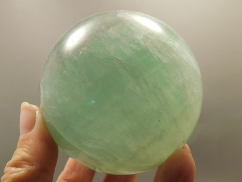 Fluorite Crystal Sphere 2.8 inch Green Stone 70 mm #O10