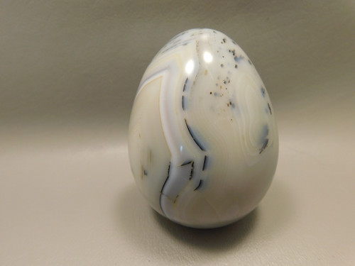 Agate Egg Shaped Stone Carving Large 3.1 inch Polished Rock #O12