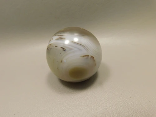 Agate Sphere Stone Madagascar 1.5 inch Mineral Ball Rock #O12