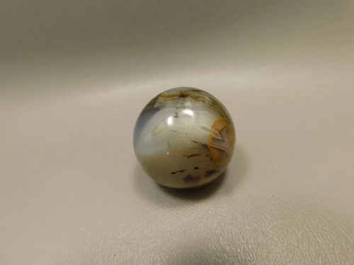 Agate Sphere Stone Madagascar 1.2 inch Marble Ball Rock #O16