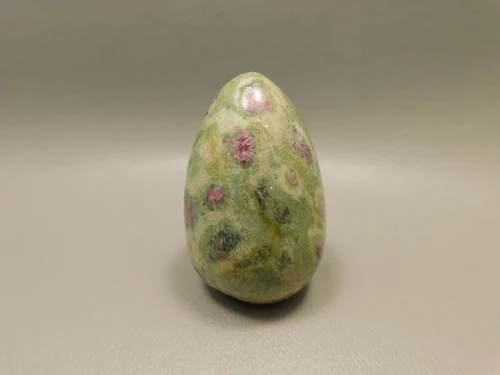 Ruby and Fuchsite Stone Egg Shaped 2 inch Rock #O10