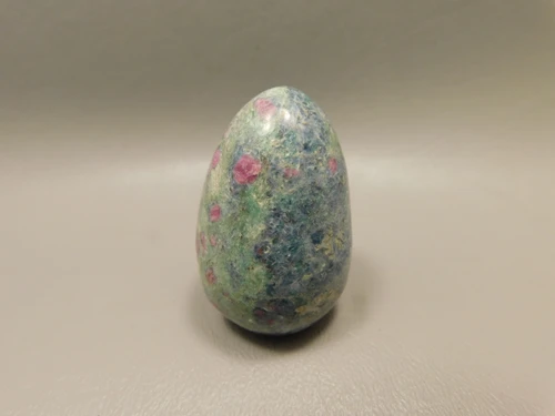 Ruby and Kyanite Stone Egg Shaped 1.8 inch Rock #O11