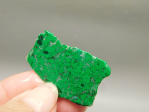 Maw Sit Sit Unpolished Stone Slab Green Jade Small Rock #O16
