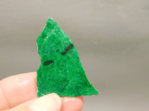 Maw Sit Sit Unpolished Stone Slab Green Jade Small Rock #O17