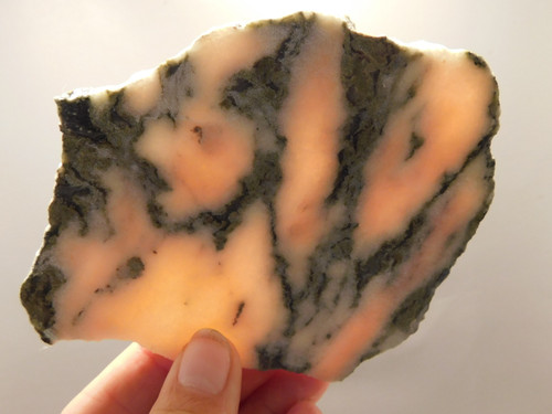 Harquahala Marble  Unpolished Stone Slab Rough Rock Arizona #O1