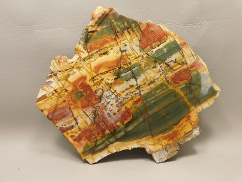 Cherry Creek Jasper Unpolished Rock Stone Slab Red Creek #O2
