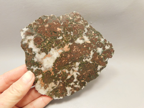Kingston Conglomerate Copper Stone Slab Rough Rock Michigan #O10