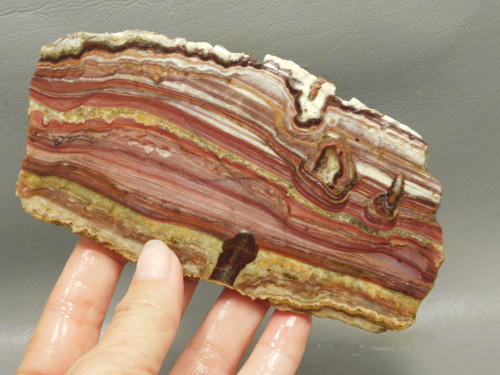 Candy Opal Unpolished Rough Rock Stone Slab Bacon Opal #O1
