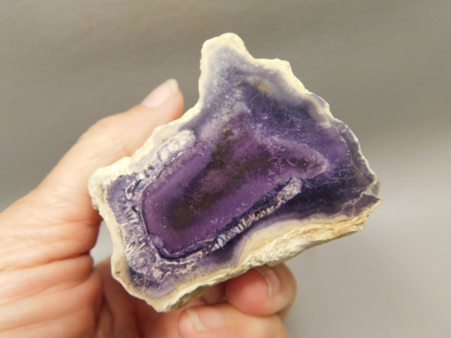 Tiffany Stone Polished Rock Collector Purple Utah #O5