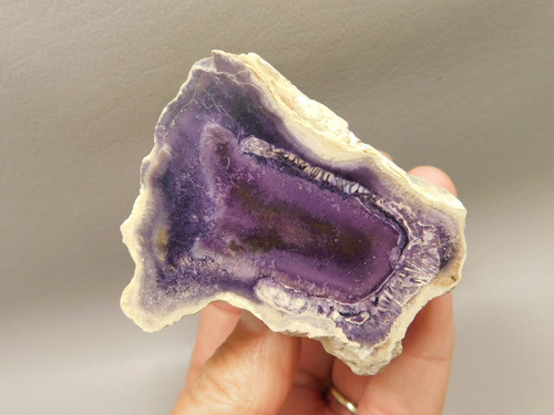 Tiffany Stone Polished Rock Collector Purple Utah #O5