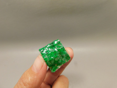 Maw Sit Sit Unpolished Stone Slab Green Jade Small Rock #O14