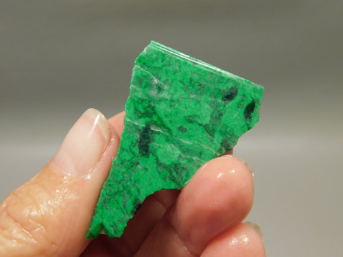 Maw Sit Sit Unpolished Stone Slab Green Jade Small Rock #O10