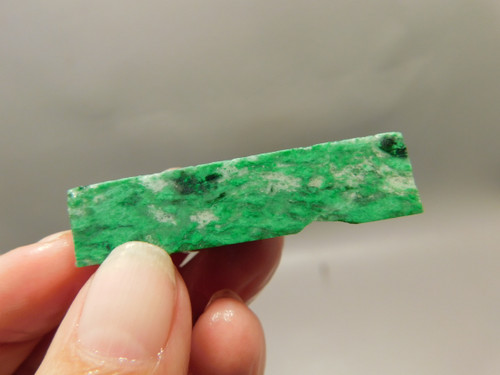 Maw Sit Sit Unpolished Stone Slab Green Jade Small Rock #O12