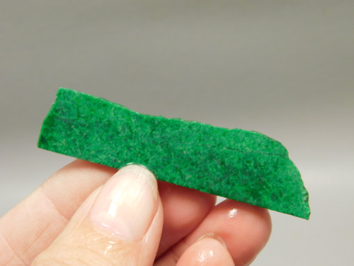 Maw Sit Sit Unpolished Stone Slab Green Jade Small Rock #O13