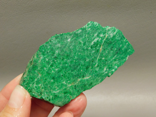 Maw Sit Sit Unpolished Stone Slab Green Jade Rough Rock #O20