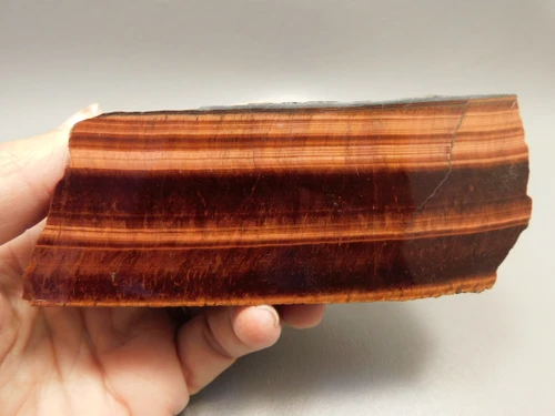 Red Tiger-eye Polished Rock Tiger's Eye #O10