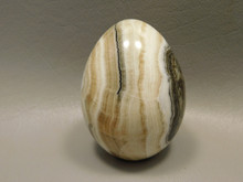 Spirit Stone Egg Yavapai Travertine 2.4 inch Carved Rock Arizona #O1