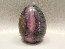 Fluorite Crystal Egg 2 inch Mineral Purple Stone 50 mm #O1