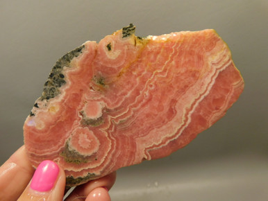 Rhodochrosite Stone Slab Lapidary Rough Rock High Grade #O1 - OakRocks