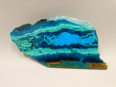 Chrysocolla Malachite Collector Polished Rock Bagdad Arizona #O30