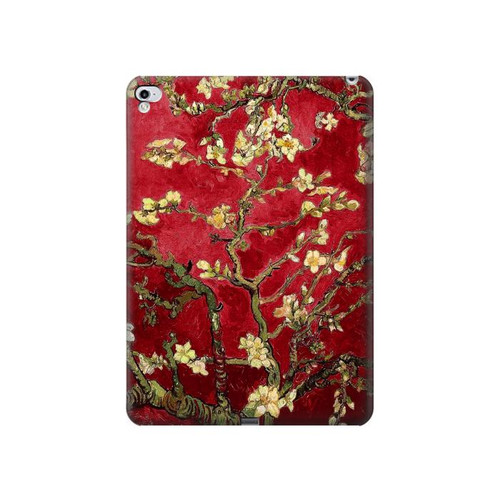 W2414 Rouge Fleur amandier Van Gogh Tablet Etui Coque Housse pour iPad Pro 12.9 (2015,2017)