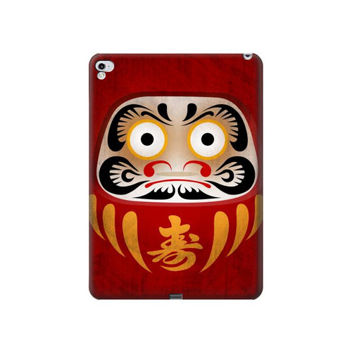 W3023 Japon Bonne chance Daruma Poupée Tablet Etui Coque Housse pour iPad Pro 12.9 (2015,2017)