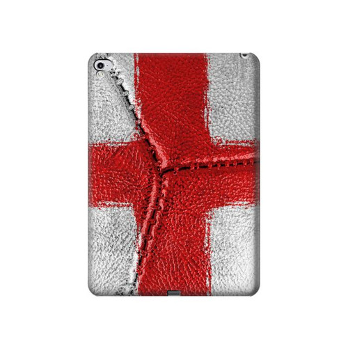 W3316 Angleterre Drapeau graphique Football Millésime Tablet Etui Coque Housse pour iPad Pro 12.9 (2015,2017)