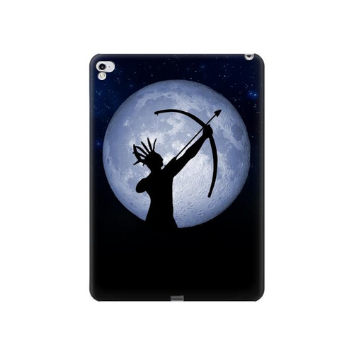 W3489 Indian Lune Chasseur Tablet Etui Coque Housse pour iPad Pro 12.9 (2015,2017)